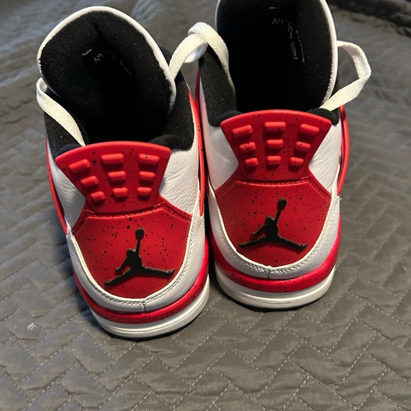 Jordan 4 red cement men’s 11.5 - Picture 4 of 12